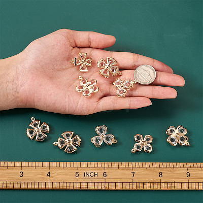 60Pcs 10 Style Alloy Pendants PALLOY-TA0002-29-1