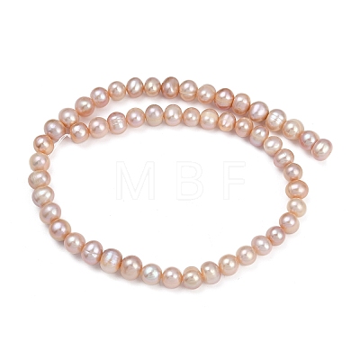 Natural Cultured Freshwater Pearl Beads Strands PEAR-I007-07J-07B-1