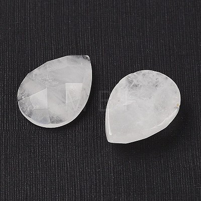 Natural Quartz Crystal Rock Crystal Cabochons G-C146-04O-1