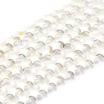 Electroplate Non-magnetic Synthetic Hematite Beads Strands G-L485-14-S-1