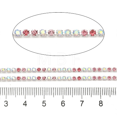 Rhinestone and Iron Cup Chain CH-A007-01A-1