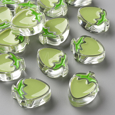 Transparent Enamel Acrylic Beads LS-X1-TACR-S155-003D-1