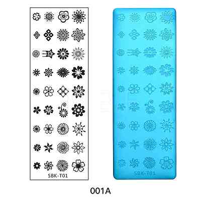 Stainless Steel Nail Art Stamping Plates X-MRMJ-Q044-001A-1