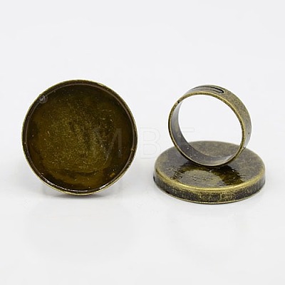 Brass Ring Shanks KK-J057-AB-NR-1