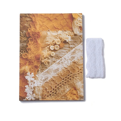 30 Sheets 10 Styles Vintage Lace Flower Scrapbook Paper Pads DIY-C081-01C-1