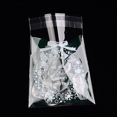 Rectangle OPP Cellophane Bags for Christmas OPC-L001-34D-1