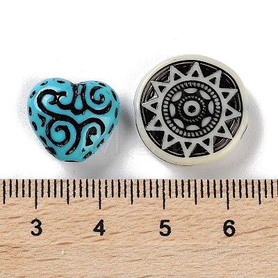 Opaque Acrylic Beads X1-MACR-L005-03B-1