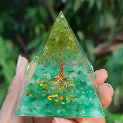 Orgonite Pyramid Resin Energy Generators PW-WG49246-02-1