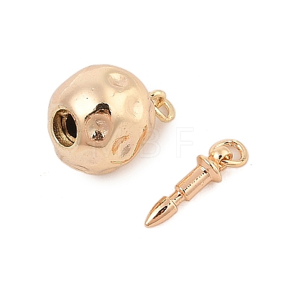 Brass Box Clasps KK-L223-006G-1