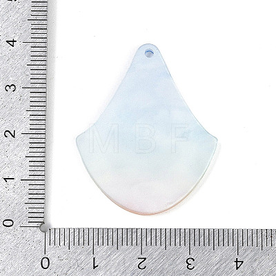 Marine Organism Series Fan Shape Acrylic Pendants OACR-Q101-03A-1