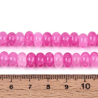 Glass Beads Strands GLAA-N059-5x8mm-25-1