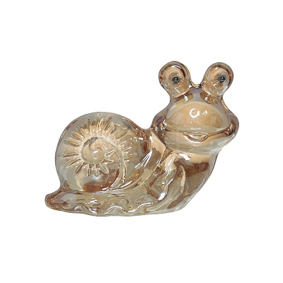 Glass 3D Snail Figurines PW-WG50214-04-1