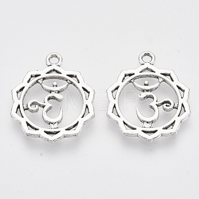 Tibetan Style Alloy Pendants LS-TIBEP-S319-049A-RS-1