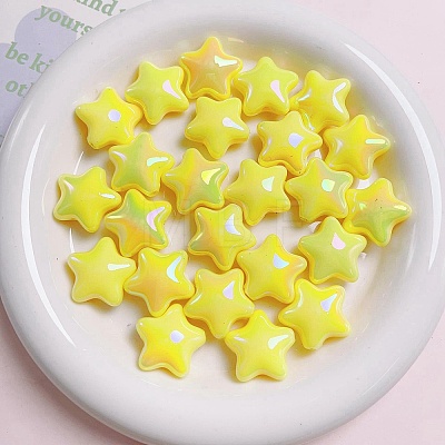 UV Plating Plastic Beads PW-WG17565-12-1