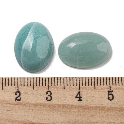 Natural Flower Amazonite Cabochons G-C115-01A-31-1