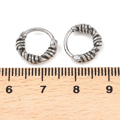 316 Stainless Steel Cartilage Earrings AJEW-C044-16C-AS-1