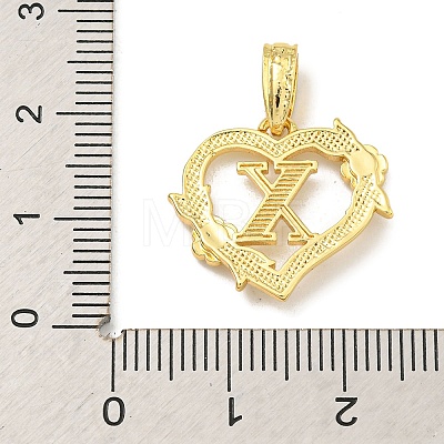 Heart Brass Pendants KK-I714-04G-X-1