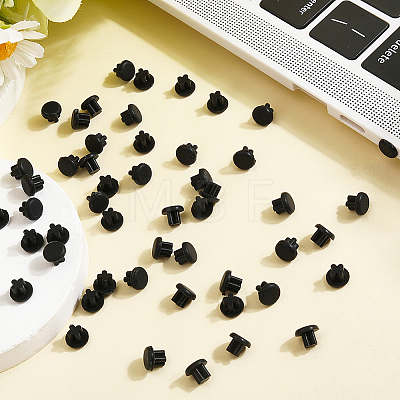 100Pcs Silicone Mobile Anti-Dust Plugs AJEW-CN0007-53-1