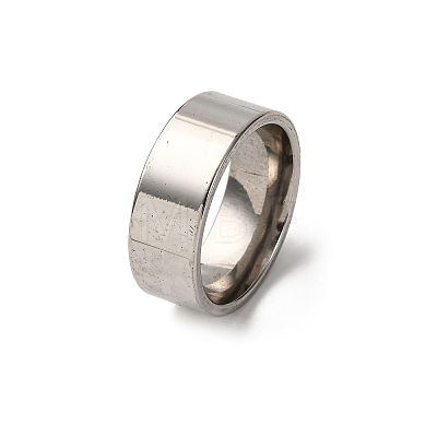 201 Stainless Steel Wide Band Finger Rings RJEW-K252-02F-P-1