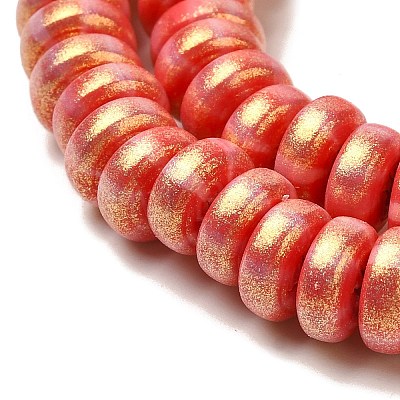 Handmade Polymer Clay Beads Strands CLAY-H006-03H-1