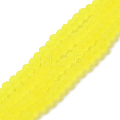 Transparent Glass Beads Strands EGLA-A044-T8mm-MD29-1