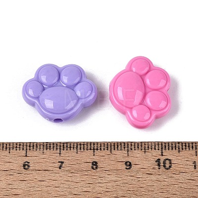 Opaque Plastic Beads X-KY-N025-23-1