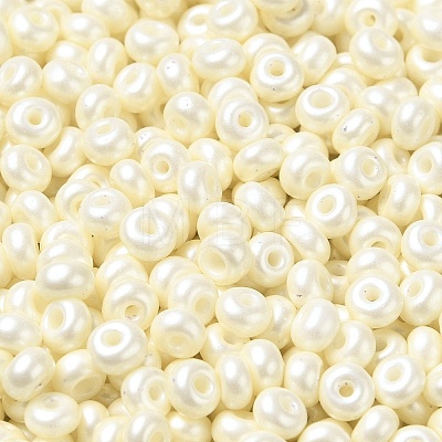 Baking Paint Luster Glass Seed Beads SEED-B001-04A-11-1