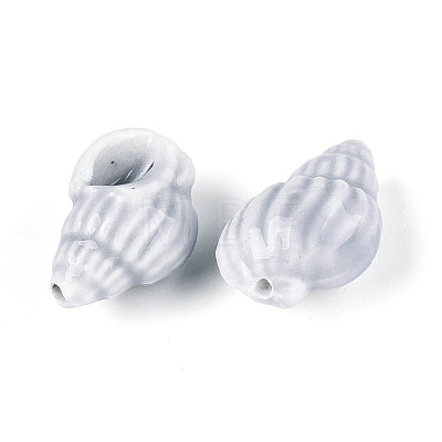 Handmade Printed Porcelain Beads PORC-T133-01G-01-1