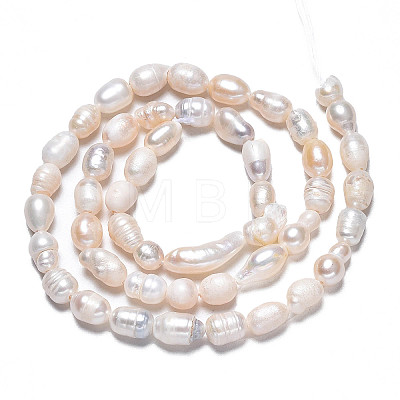 Natural Cultured Freshwater Pearl Beads Strands PEAR-N012-05C-1