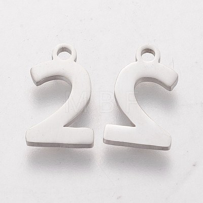 201 Stainless Steel Charms STAS-Q201-T408-2-1
