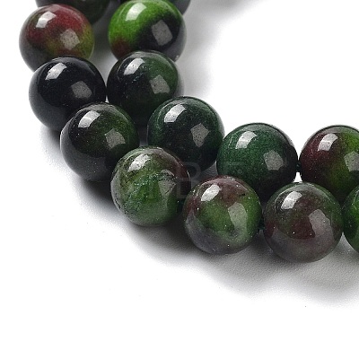 Dyed Natural Malaysia Jade Beads Strands G-G021-02B-06-1
