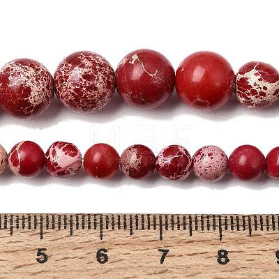 Natural Imperial Jasper Graduated Beads Strands G-A323-C03-01B-1