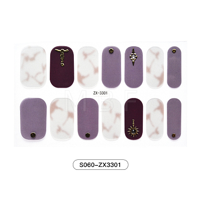 Full Cover Nombre Nail Stickers MRMJ-S060-ZX3301-1