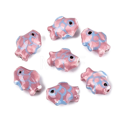 Handmade Porcelain Beads PORC-Q007-09G-1