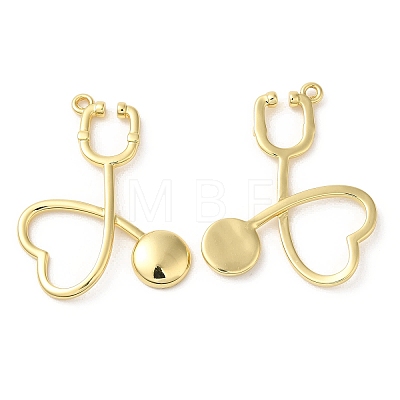 Eco-Friendly Rack Plating Brass Pendants KK-A184-01G-1