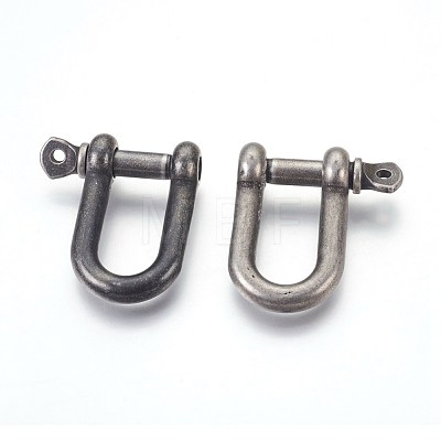 304 Stainless Steel Screw D-Ring Anchor Shackle Clasps STAS-E446-30B-AS-1