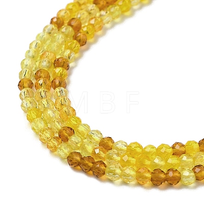 Transparent Glass Beads Strands GLAA-H027-01H-1