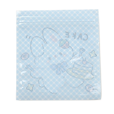 Square Plastic Packaging Zip Lock Bags OPP-K001-04B-1