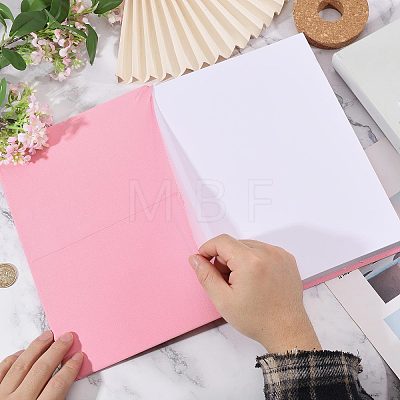 8Pcs 8 Colors Polyester Book Cover OFST-GL0001-07-1