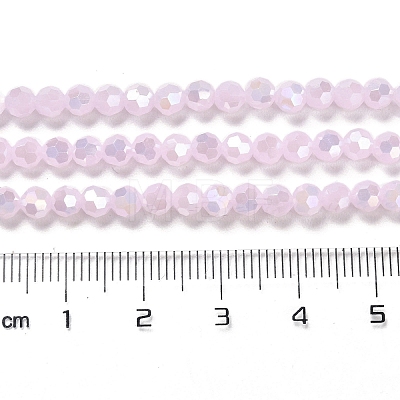 Imitation Jade Glass Beads Stands EGLA-A035-J4mm-B02-1