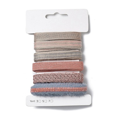 18 Yards 6 Styles Polyester Ribbon SRIB-C001-C01-1