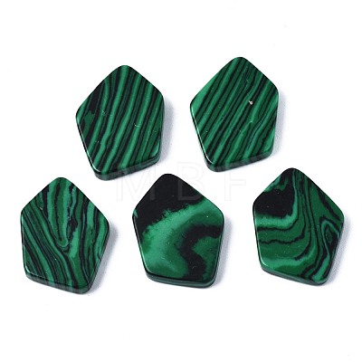 Synthetic Malachite Cabochons G-S359-323A-1
