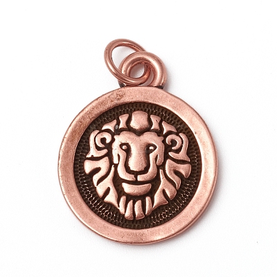 Brass Pendants KK-I668-01ARG-10-1