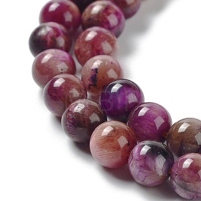 Natural Rainbow Tiger Eye Beads Strands G-NH0002-A01-A01-1