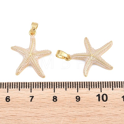 Brass Enamel Pendants X-KK-E800-08A-G-1
