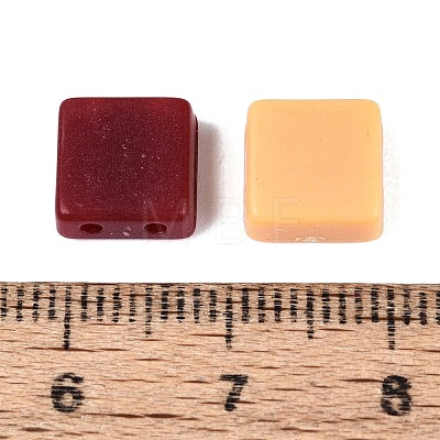 Opaque Acrylic Beads SACR-Q001-02B-M-1