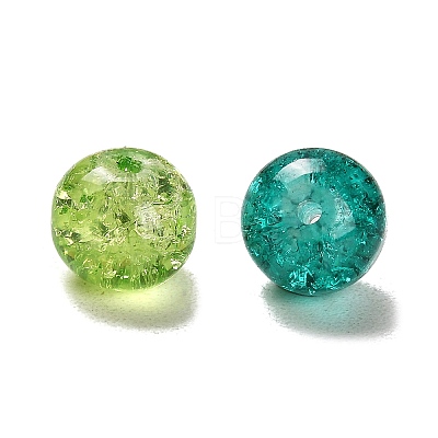 Transparent Crackle Glass Beads CCG-MSMC0002-01-M-1