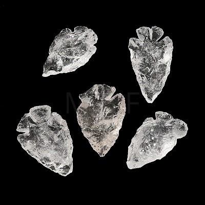 Natural Handmade Quartz Crystal Pendants G-K386-01-1