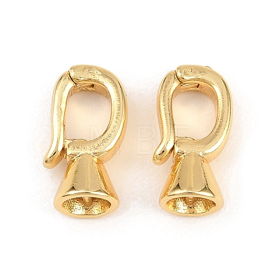 Brass Fold Over Clasps KK-H292-29G-1