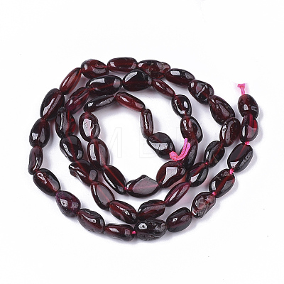 Natural Garnet Beads Strands G-S362-040-1